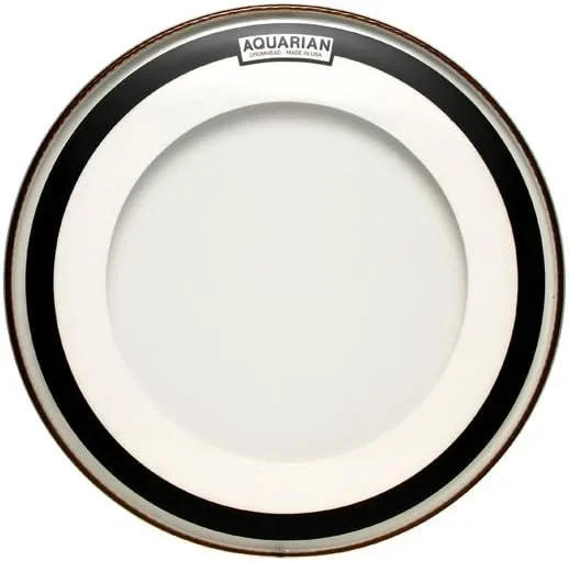 Aquarian 18″ Impact II Clear 7/7 Double Ply Drumhead with Large Muffle Ring