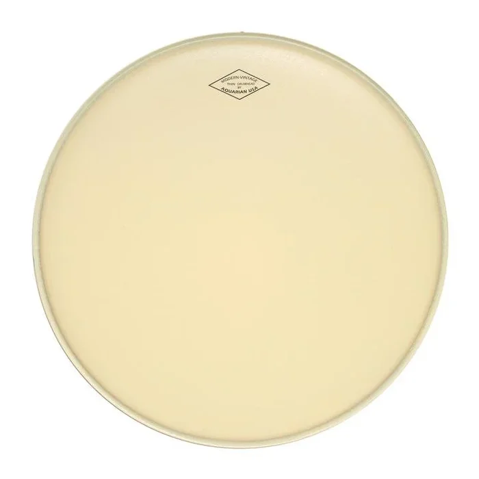 Aquarian 18″ Modern Vintage Thin Coated 7mil Single Ply Bass Drumhead