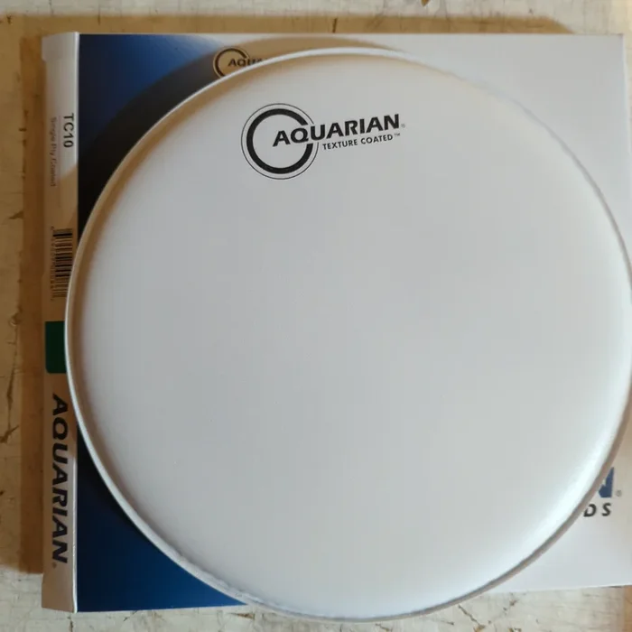 Aquarian Texture Coated 10 ” drum head TC10