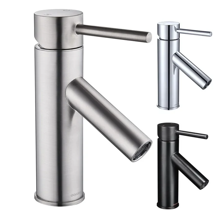Aquaterior Bathroom Faucet Single-Hole Hot & Cold 7.5″H