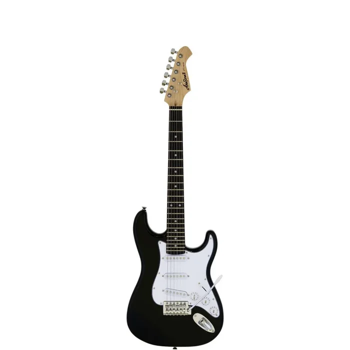 Aria STG-MINI 3/4 Size Electric Guitar Black with Basswood Body and Maple Neck