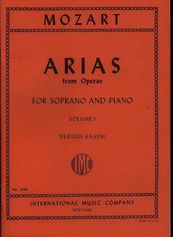 Arias From Operas Book 1 Soprano