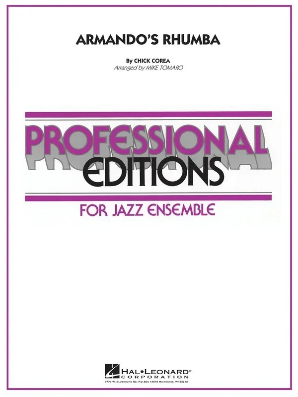 Armandos Rhumba Pe5 (Music Score/Parts)