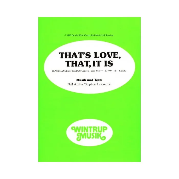 Arthur & Luscombe – That’s Love, That It Is