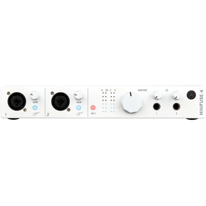 Arturia MiniFuse 4 4in/4out Audio MIDI Interface – White