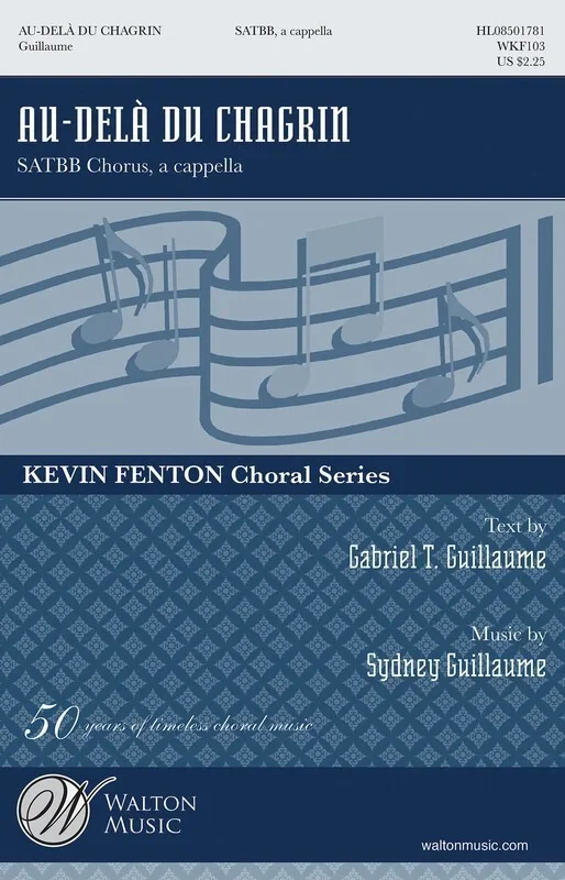 Au Dela Du Chagrin (Beyond The Sorrow) SATBb (Octavo)