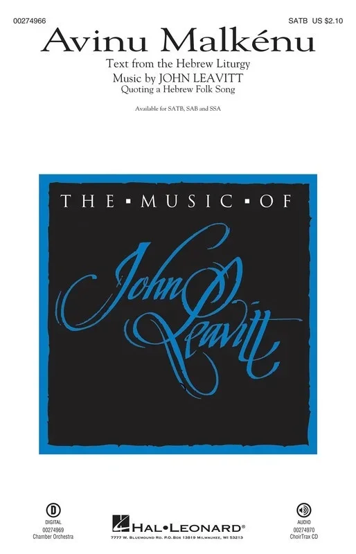 Avinu Malkenu SATB (Octavo)