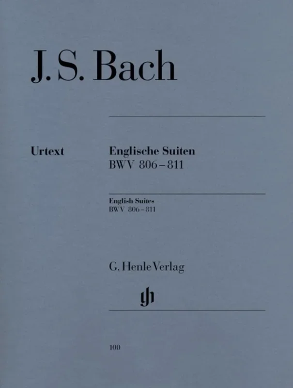 Bach – 6 English Suites Bwv 806-811 Urtext (Softcover Book)