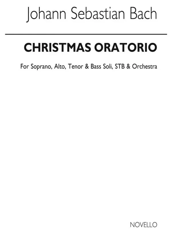 Bach – Christmas Oratorio Vocal Score Ed Troutbeck (Softcover Book)