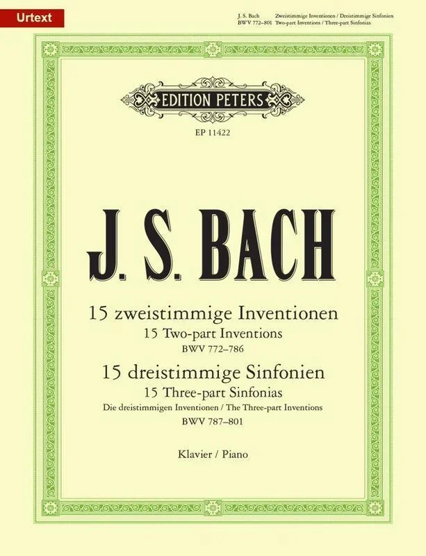 Bach – Inventions And Sinfonias (Softcover Book)