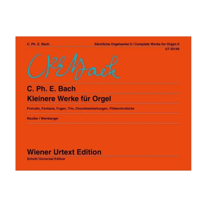 Bach, Carl Philipp Emanuel – Complete Organ Works Vol. 2