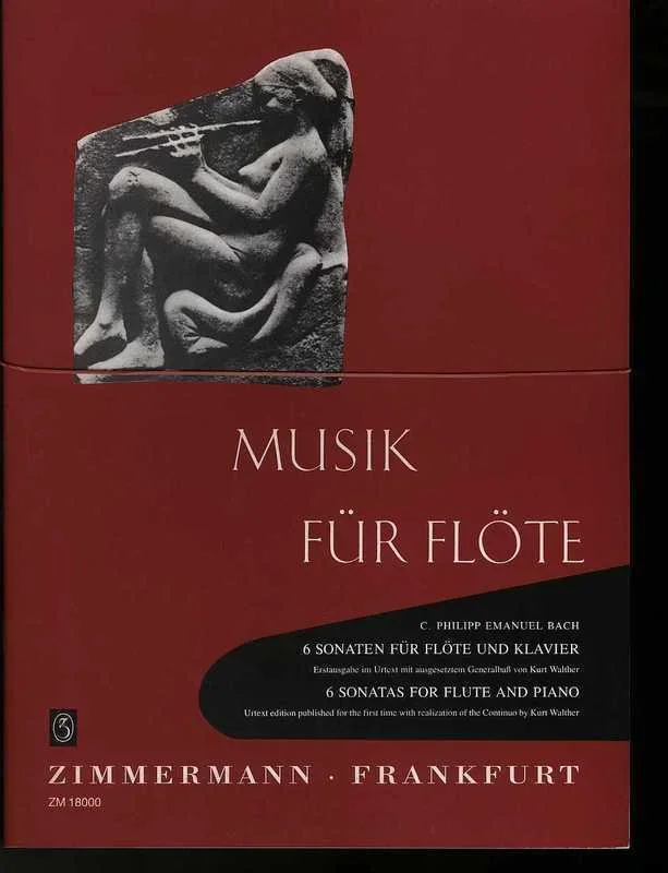 Bach Cpe – 6 Sonatas For Flute/Piano (Softcover Book)