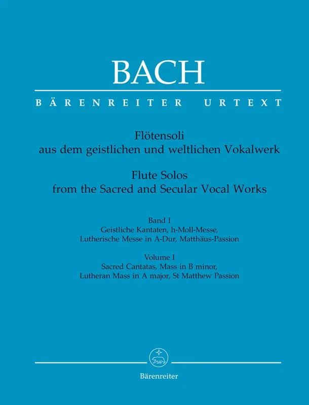 Bach: Flute Solos – Book 1 Sacred Vocal Works
