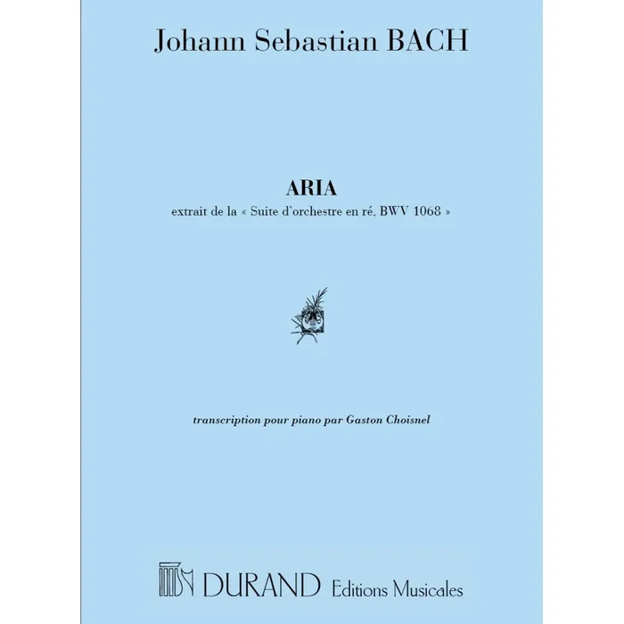 Bach, J.S – Aria (Extraite De La Suite D’Orchestre En Re)
