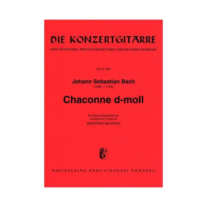 Bach, Johann Sebastian – Chaconne