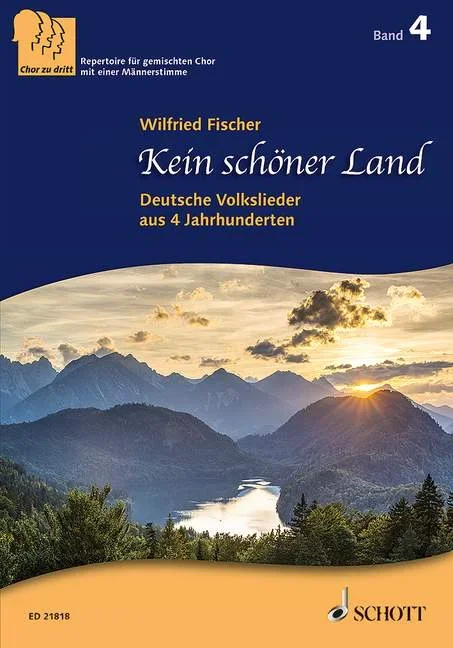Bach, Johann Sebastian : Bach, Johann Sebastian : Nun ruhen alle Wälder, Melodie (15. Jh.) – mixed choir (SABar) – Schott Di