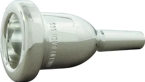 BACH MEGATONE 5g Large Shank Silver Plated Trombone Mouthpiece