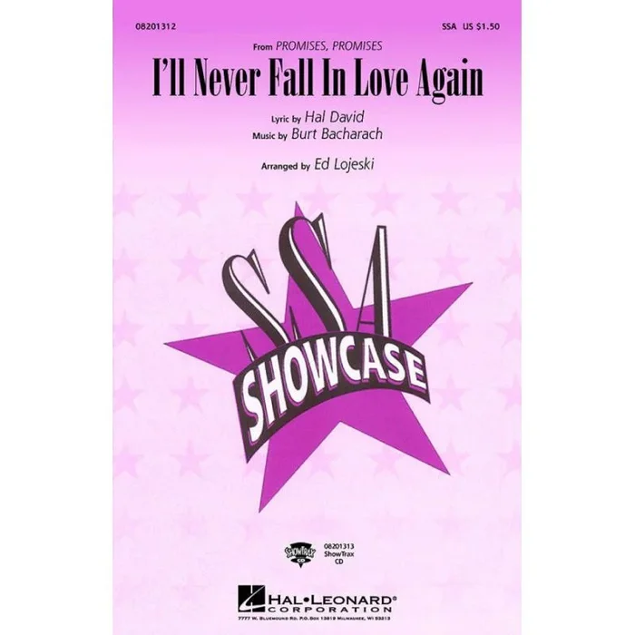 Bacharach & David – I’ll Never Fall in Love Again