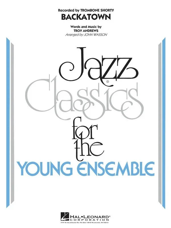 Backatown Junior Ensemble 3 Score/Parts