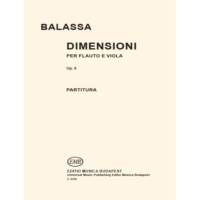Balassa, Sándor – Dimensioni