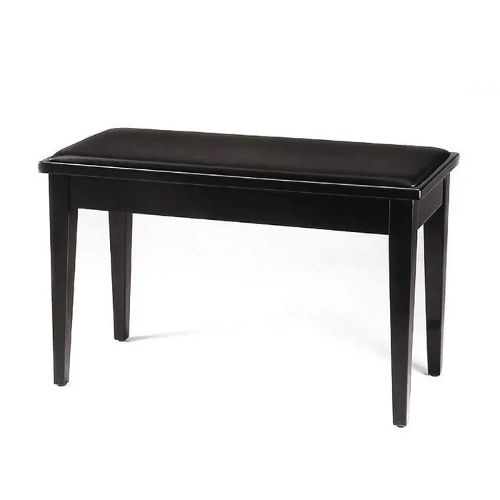 Banco de piano acolchado Pearl River S475AZ – Ébano pulido