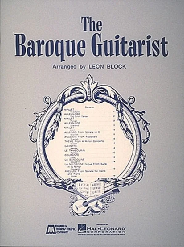 Baroque Guitarist Guitar (Softcover Book)