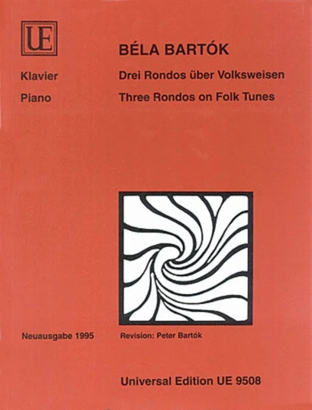 Bartok – 3 Rondos On Folk Tunes (Softcover Book)