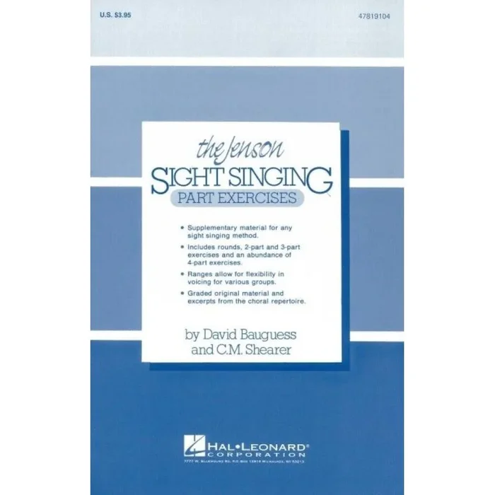 Bauguess, David – The Jenson Sight Singing Course (Vol. I)