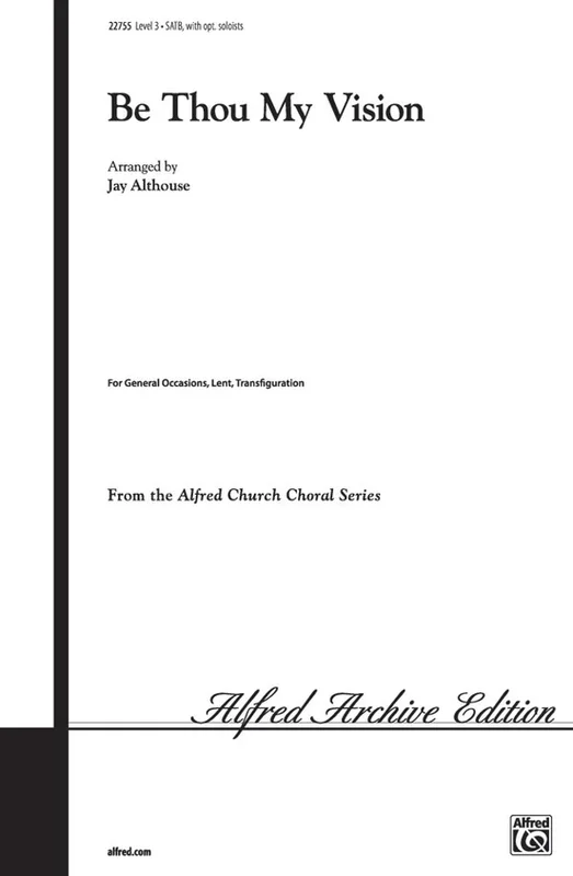 Be Thou My Vision SATB/Piano