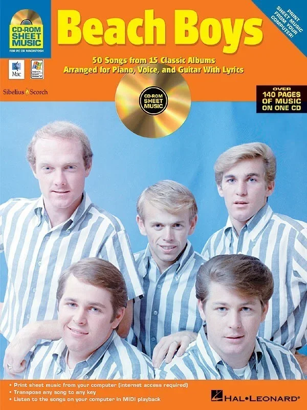 Beach Boys CD Rom Sheet Music (CD-Rom Only)