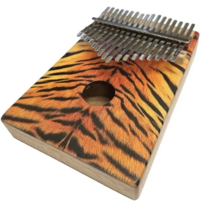 Beaver Creek Kalimba Mahogany 17 Note Tiger – BCKALM17TIG