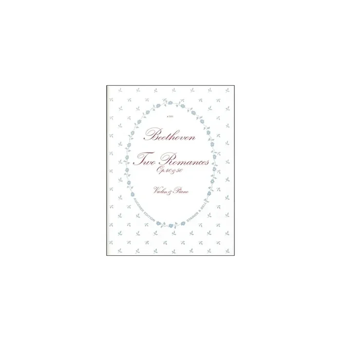 Beethoven – Romances: Op. 40, No. 1 in G and Op. 50, No. 2 in F with Piano