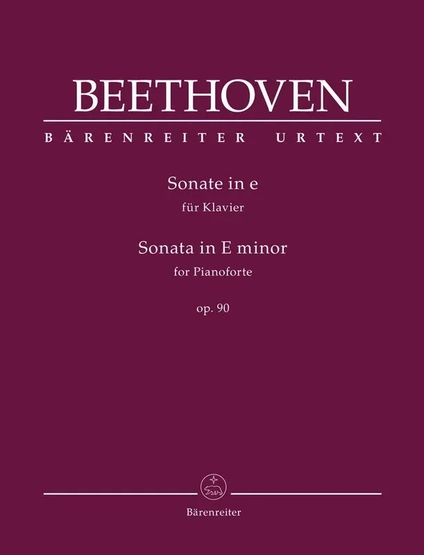 Beethoven – Sonata E Minor Op 90 Piano Urtext (Softcover Book) Urtext Edition Book