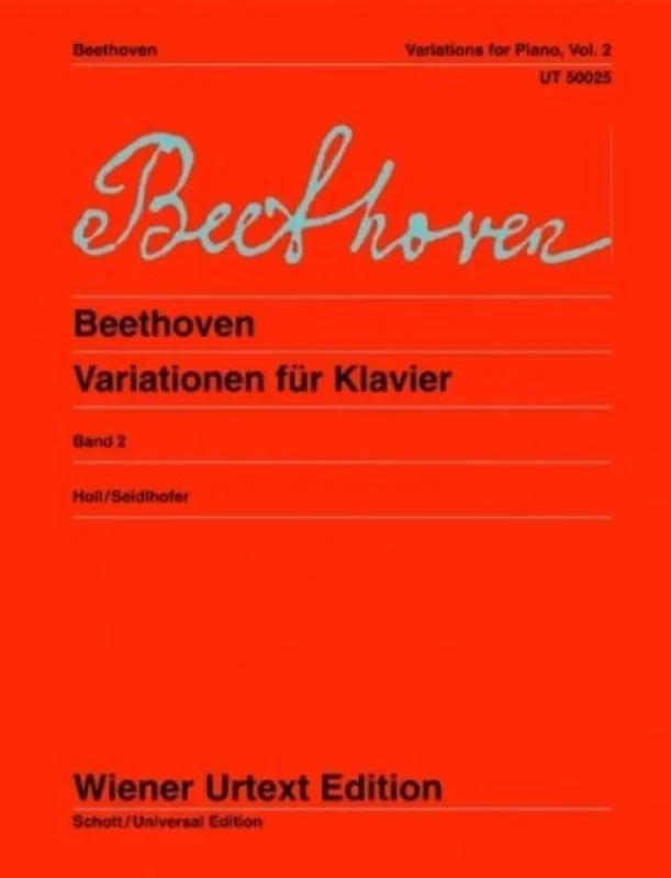 Beethoven – Variations For Piano Vol 2 (Softcover Book)