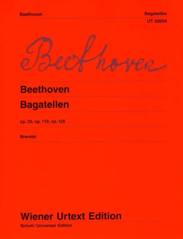 Beethoven: Bagatelles, Opp. 33, 119, 126