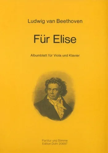 Beethoven : Fur Elise: Viola And Piano