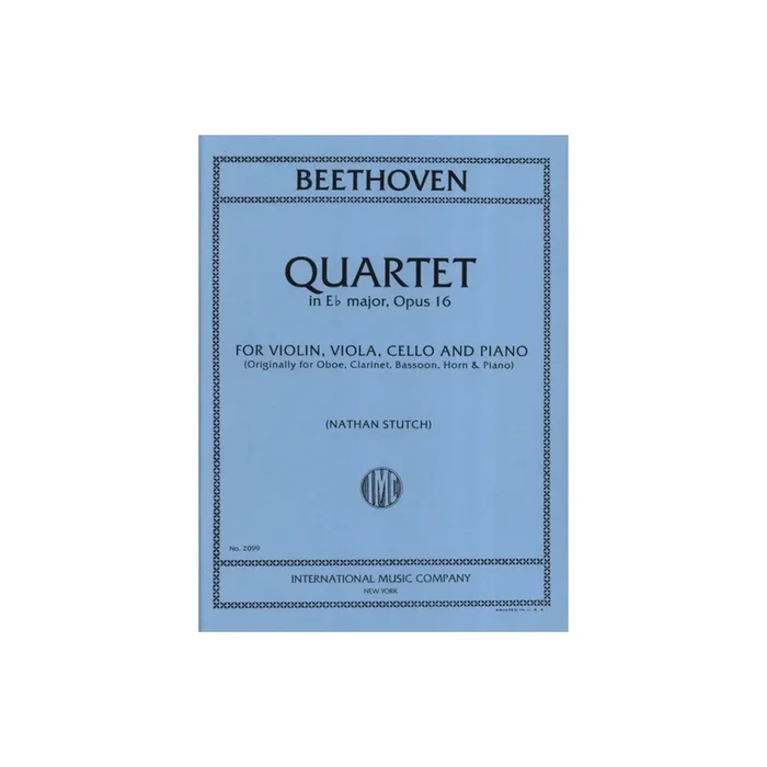 Beethoven, Ludwig van – Quartet in Eb major op. 16