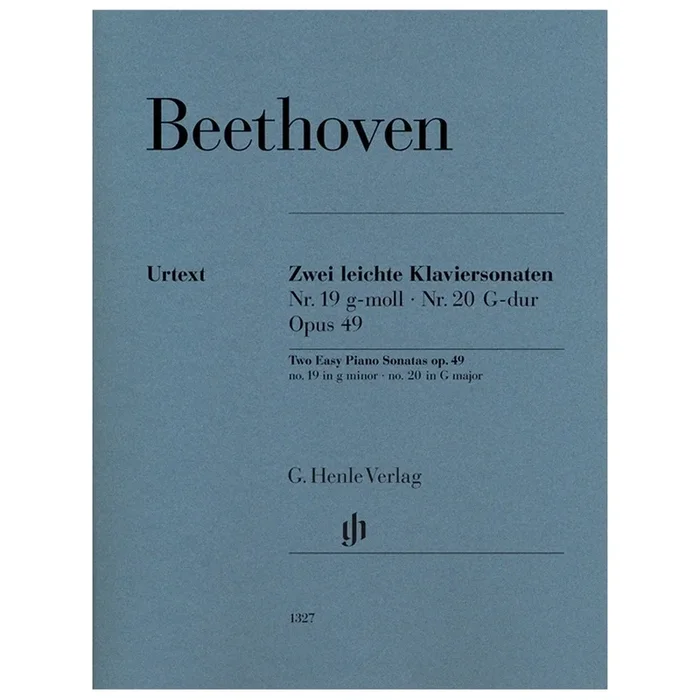 Beethoven, Ludwig van – Two Easy Piano Sonatas nos. 19 and 20 op. 49