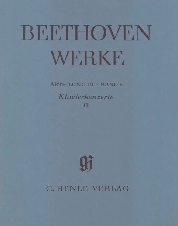 Beethoven: Piano Concertos Volume 3 Full Score