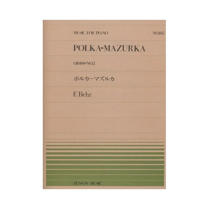 Behr, Franz – Polka-Mazurka op. 490/3 No. 105