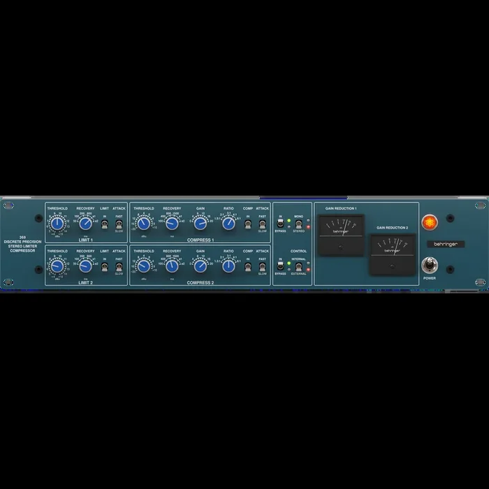 Behringer 369 Classic 2-Channel Precision Stereo Compressor and Limiter