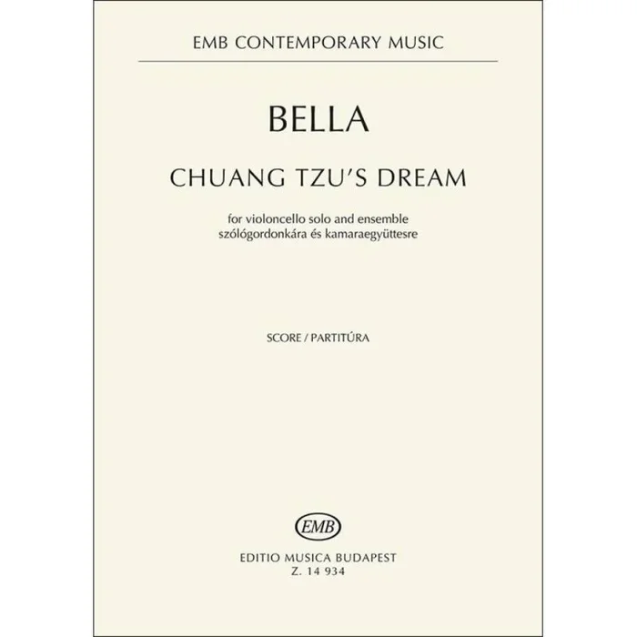 Bella, Máté – Chuang Tzu’s Dream (score)