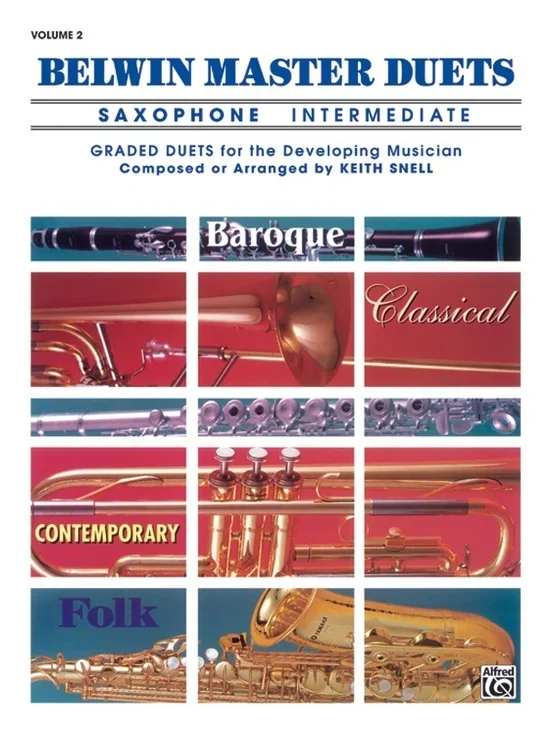 Belwin Master Duets Intermediate Book 2 Alto Sax