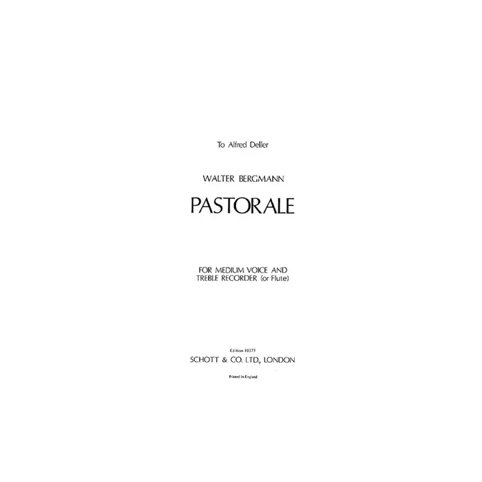 Bergmann, Walter – Pastorale