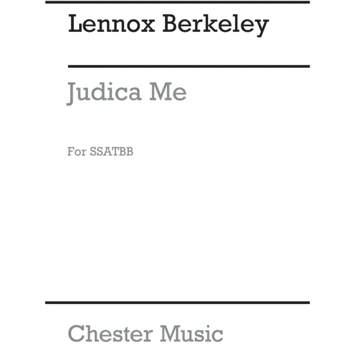 Berkeley, Lennox – Judica Me Op.96 No.1