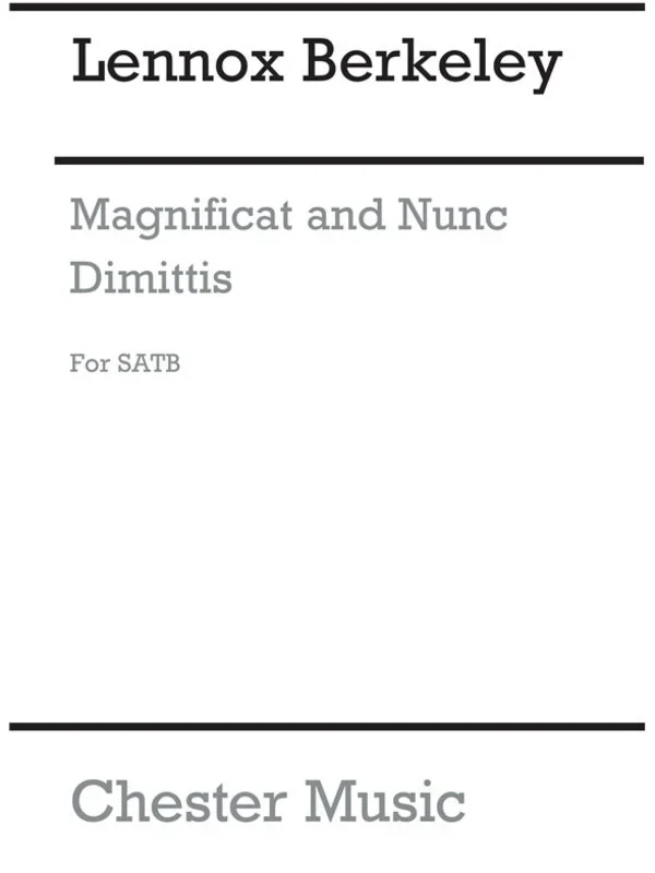 Berkeley Magnificat/Nunc SATB(Arc)