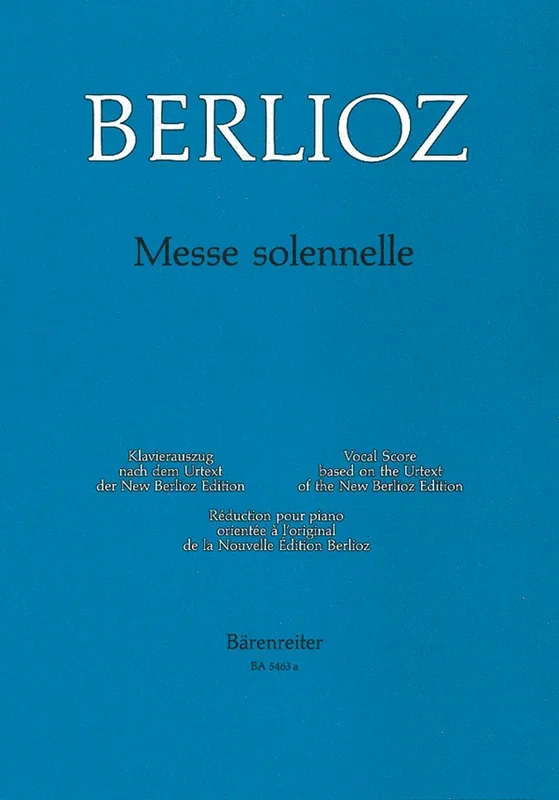 Berlioz: Messe Solennelle – Vocal Score