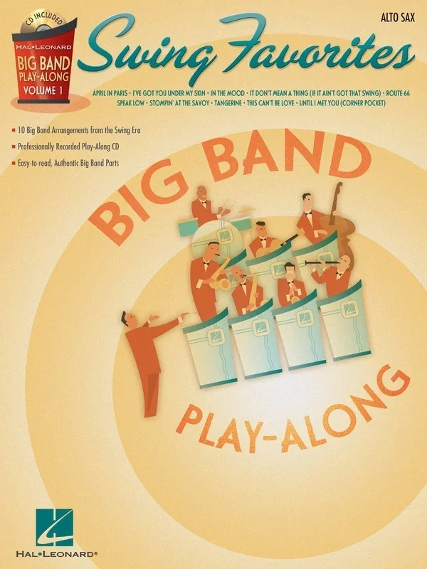 Big Band Play Along V1 Swing Fav Book/CD Alto Sax (Softcover Book/CD)
