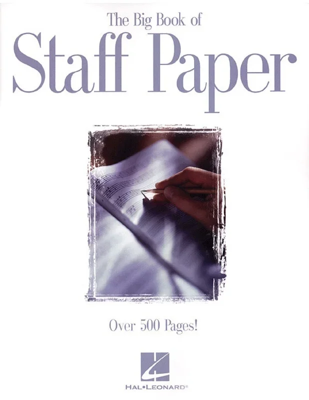 Big Book Of Staff Paper 12St 512Pg