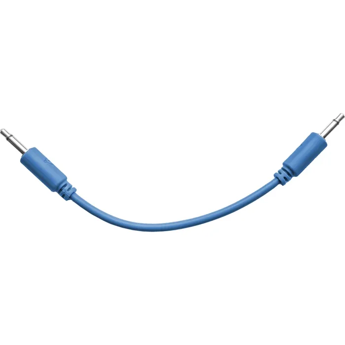 Black Market Modular 3.5mm Patch Cable – 9cm/3.5″ – Blue